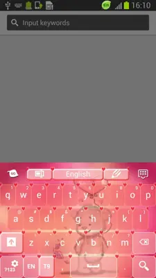 Teddy Bear Keyboard android App screenshot 3