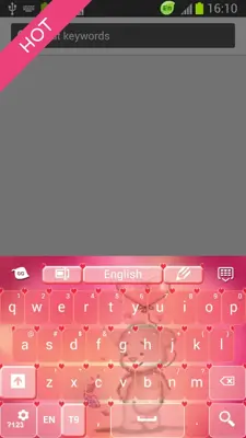 Teddy Bear Keyboard android App screenshot 5